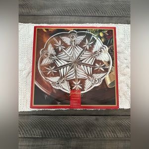 New with box. Holiday Traditions Angels of Peace 13 1/2" Round Platter